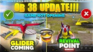 NEW UPDATE IN FREE FIRE | GAME NOT OPENING | OB38 FULL DETAILS - Garena Free Fire