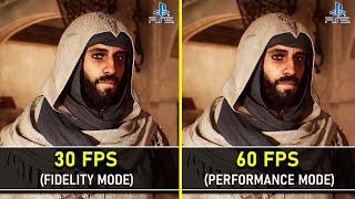 Assassin's Creed Mirage | PS5 | Fidelity (30 FPS) vs Performance (60 FPS) | Graphics Comparison