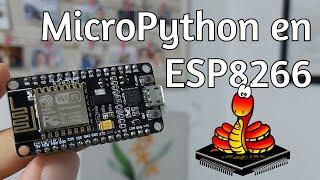 MicroPython en NodeMCU ESP8266 || Cómo Cargar Firmware y Ejecutar mi Primer Código