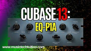 Cubase 13: EQ-P1A Pultec-Style EQ Plugin