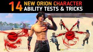 14 Ability Tests Of New Orion Character - GARENA FREE FIRE