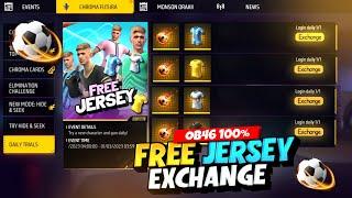 Free Jersey Exchange Event Free Fire || New Event Free Fire Bangladesh Server || Free Fire New Event