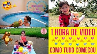 PETRA BRINCANDO DE BONECA E MUITO MAIS !!! 1 HORA DE VÍDEO | COMO TUDO COMEÇOU