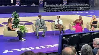 "The Money Game - LSU" Docuseries roundtable discussion with athletes Olivia Dunne, Flau'jae Johnson