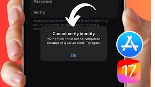 How to Fix ‘Cannot Verify Identity Your Action Could Not Be Completed Because of a Server Try Again’