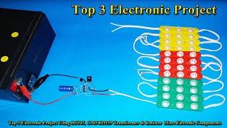 Top 3 Electronic Project Using BC547, C945 BD139 Transformer & Resistor  More Eletronic Components