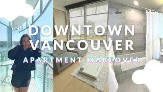 500 SQFT CONDO IN DOWNTOWN VANCOUVER | simple apartment makeover