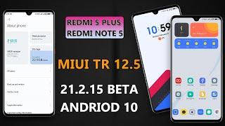 MIUI TR 12 STABLE । Redmi 5 Plus/Redmi Note 5 । Smooth । Andriod 10 ।