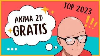 Los 5  MEJORES Programas de ANIMACIÓN 2D GRATIS |  2023