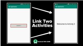 Link Two Activities - Android Studio latest version