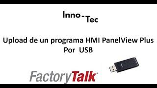 Upload de un Programa de una Hmi Panelview Plus  por USB