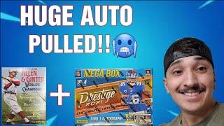 2021 Prestige Football Mega Box Opening from Target! + Sports Card Hunting | Massive Auto Pulled!