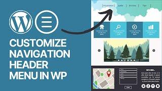 How To Change Edit & Customize Navigation Header Menu In Block WordPress Themes?