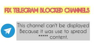 How to fix telegram blocked channels iOS - 2022
