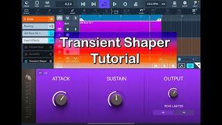 Transient Shaper by Blue Mangoo - This is Excellent - Tutorial for the iPad