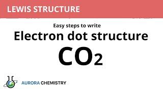 Electron dot structure of CO2 molecule || Covalent bond in Carbon dioxide molecule ( CO2 )