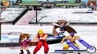 NICK54222 MUGEN: Paul Phoenix and Marshall Law VS Kaori Misaka and Shiori Misaka