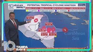 Tracking the Tropics: Tropical Storm Sara expected to form by Thursday afternoon