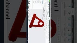 creo tutorial " MACHINE PART-1 "  #creo #3dmodelling #creomechanism #support #trending #machinepart