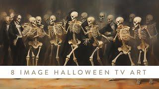 Halloween TV Art Screensaver | Vintage Halloween inspired Paintings | Neutral Decor Slide Show 2023