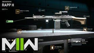 All Attachments available for the "RAPP H" in Modern Warfare II Open BETA