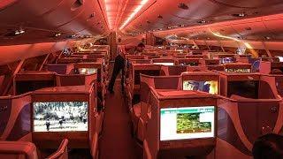 Giving Emirates A380 business class a try (LAX-DXB). WOW!