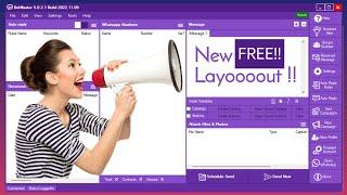 FREE BOTMASTER V5 WITH NEW LAYOUT BEST WHATSAPP BOT SENDER ENGAGER WA WARMUP TOOL