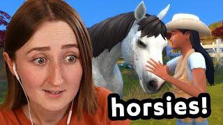 playing with my new horsie pack (Horse Ranch #1)