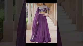 purple lehenga choli designs #fashiontrends2023  #shortsvideo  #trending