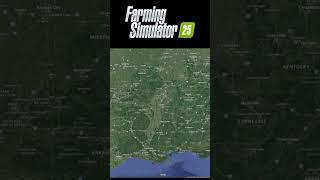 FS25 USA Map REAL LOCATION #fs25 #farmsimnews