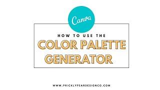 How to Use the Canva Color Palette Generator to Create Custom Colors