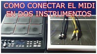 Como conectar Roland SPDSX Y SPD20 por MIDI