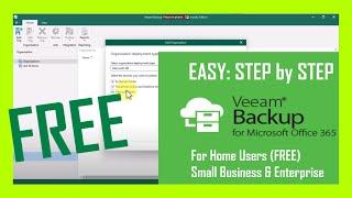 EASY: Backup Microsoft Office 365 OneDrive & EMail with Veeam Community Edition