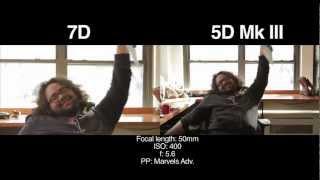 5D MkIII/7D Side by Side ISO, Highlight Test