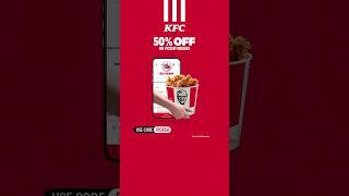 Get 50% off KFC pickup orders with code PICK50  Limited time offer  Order now!