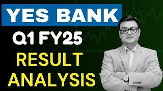 YES BANK Q1 FY25 Result Analysis | yes bank latest news | Raghav Value Investing | multibagger