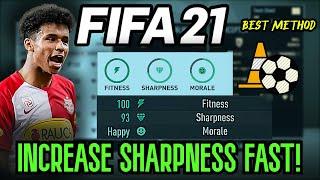 INCREASE SHARPNESS FAST ON FIFA 21 CAREER MODE (Best Method!)