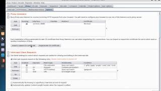 Burp Suite 2: Adding Burps Certificate to Firefox