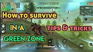 Free fire how to survive in a toxic zone or green zone