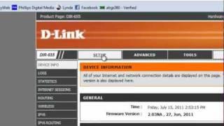 Adding a Name (SSID) and Password to a D-link Router