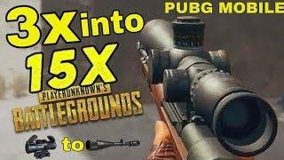 How to convert 3x into 15x top secret tricks in pubg mobile