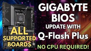Update ALL Supported Gigabyte BIOS - Q-Flash Plus