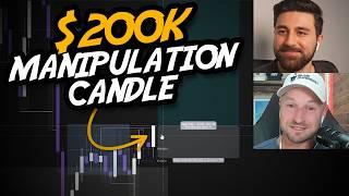 How To Trade The "$200k Manipulation Candle" (simple trading!)