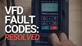 Resolve VFD Fault Codes | Step By Step Troubleshooting