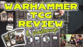 Warhammer TCG Game Review & Playthrough | Good Luck High Five Board Games