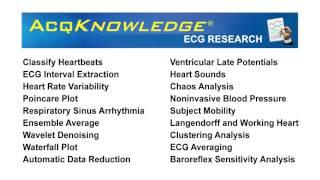 BIOPAC Research Solutions | ECG