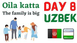 Learn Uzbek Daily - Day 8 - The Family Members (Part 2)