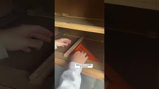 Replacing wooden drawer tracks on a vintage dresser