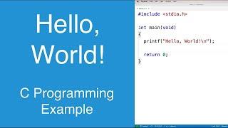 hello world | C Programming Example