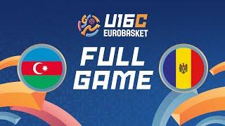 Group Phase | Azerbaijan v Moldova | Full Basketball Game | FIBA U16 EuroBasket 2024 Division C